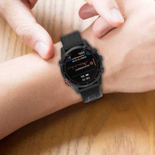 Miniatura 9 de Bandas compatibles con el reloj solar Garmin Instinct 2S, correa de silicona ajustable con hebilla de metal, correa deportiva para Garmin Instinct