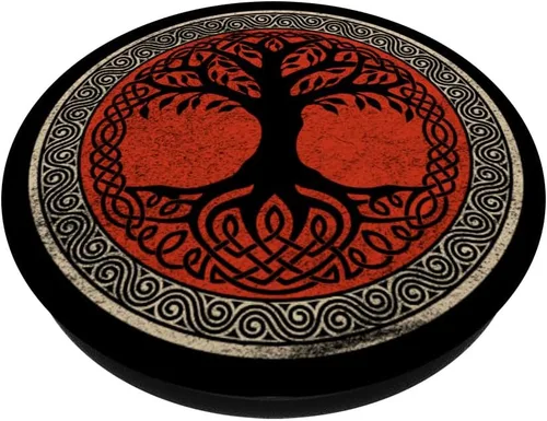 Miniatura 2 de Viking Tree Yggdrasil Odin Wotan Norse Mythology Valhalla PopSockets PopGrip: agarre intercambiable para teléfonos y tabletas PopSockets estándar