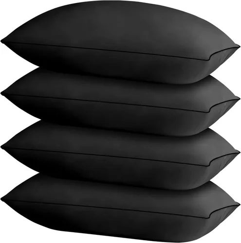 Miniatura 10 de HIMOON Almohadas de cama para dormir paquete de 4, juego de almohadas refrescantes de tamaño estándar de 4, funda de microfibra de alta gama