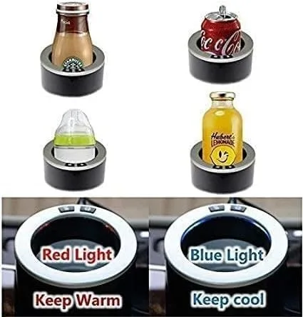 Miniatura 6 de BFYCHYC - Calentador de tazas de automóvil 2 en 1 de alta calidad, enfriador inteligente para taza de automóvil, soporte perfecto para vasos