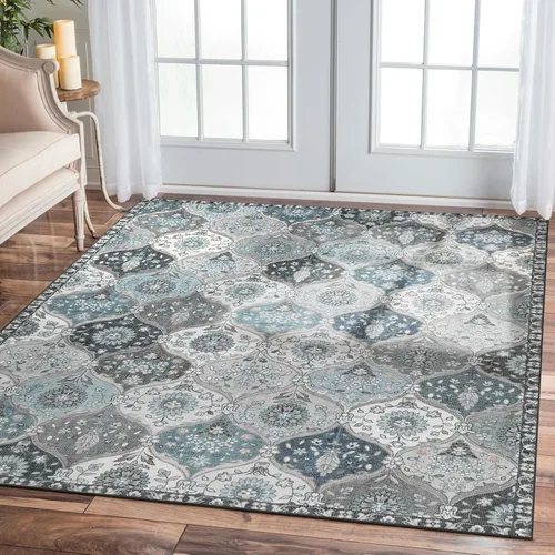 Miniatura 87 de Lahome - Alfombra de marroquí tejida, alfombra para cocina, pasillo, antideslizante, pasillo para entrada, pasillo de lavadero, dormitorio, 274 x