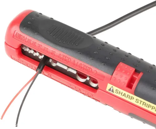 Miniatura 5 de TOPINCN Pelacables Multifuncional Electricista Cable Desmontaje Pelacables Crimpadora 0.315-0.512 in Cable redondo de bajo voltaje Herramienta