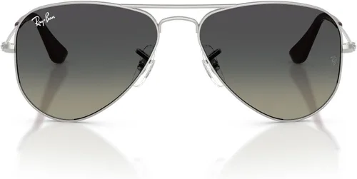 Miniatura 25 de Ray-Ban Junior Rj9506s - Gafas de sol de aviador de metal para niños Plata/Gris Espejo Plata