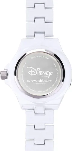 Miniatura 3 de Disney Reloj de pulsera analógico de cuarzo esmaltado para adultos Blanco Movimiento de cuarzo