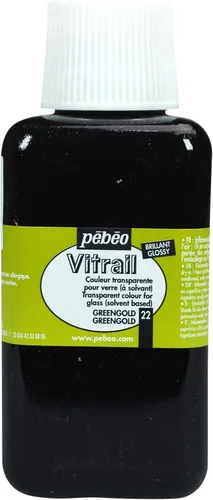 Miniatura 13 de Pebeo Vitrail, pintura efecto vitral, botella de 8.5 fl oz, color azul oscuro