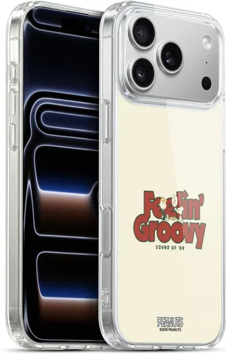 Miniatura 211 de Head Case Designs Funda de gel Woodstock 50th con licencia oficial de Peanuts Snoopy Guitar 1969 [protección de grado militar] compatible con Apple