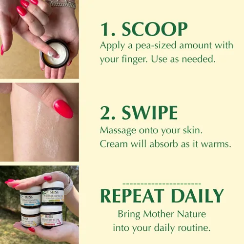 Miniatura 9 de MONA Crema desodorante natural para todo el cuerpo para mujeres y hombres, para partes privadas, sin bicarbonato de sodio ni aluminio, agradable