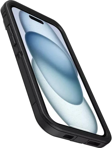 Miniatura 3 de OtterBox Funda para iPhone 15 Plus e iPhone 14 Plus (solamente) - Serie Defender - Negro - Solo funda - Sin protector de pantalla - Resistente