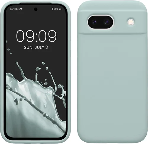 Miniatura 298 de kwmobile Funda Compatible con Google Pixel 6 Pro - Funda de Teléfono de Silicona TPU con Acabado Suave - Azul Caribe