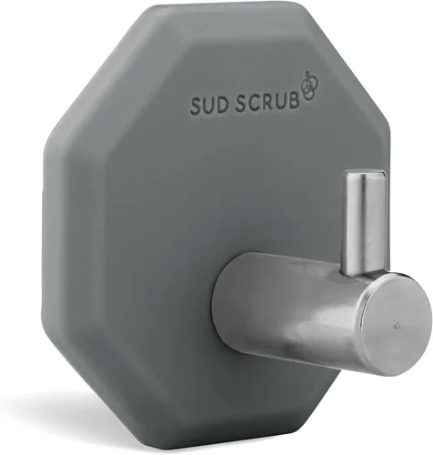 Miniatura 10 de Sud Scrub® Gancho antimicrobiano para ducha, ganchos autoadhesivos para pared de ducha, ganchos de pared removibles resistentes, ganchos adhesivos
