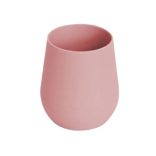 Miniatura 4 de ezpz Tiny Cup (Blush) – Taza de entrenamiento de 100% silicona para bebés – 4 meses en adelante – Diseñada por un especialista en alimentación