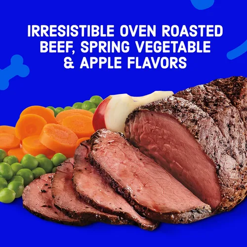 Miniatura 4 de Kibbles 'n Bits Bistro - Alimento seco para perros, carne asada al horno, vegetales de primavera y manzana, sabores para perros adultos, bolsa