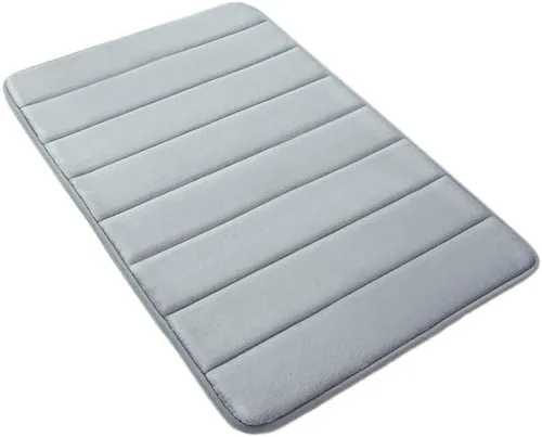 Miniatura 3 de Alfombra antideslizante de Baño De Espuma Viscoelástica, Alfombrilla De Baño Extrasuave Y Antideslizante, Alfombra De Baño Súper Absorbente