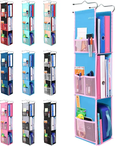 Miniatura 9 de Abra Company - Organizador colgante de 3 repisas para armario, con tela saludable para niños, respetuosa con el medio ambiente, banda segura