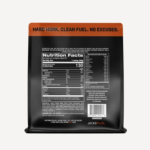 Miniatura 2 de Jocko Fuel Mölk Proteína en polvo de suero de leche 22g Mezcla baja en azúcar de fruta del monje - Recuperación muscular y crecimiento, el embalaje