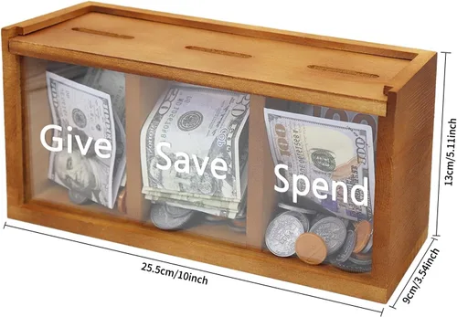 Miniatura 2 de Hucha para niños, hucha de ahorro de dinero para niños, caja de ahorro de dinero para niños, caja de ahorro de dinero segura para niños, enseña a