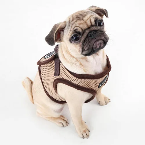 Miniatura 4 de Chaleco suave con arnés B de Puppia, Beige