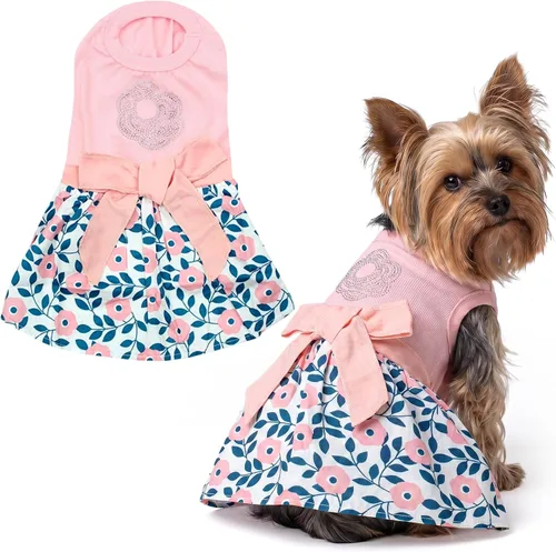 Miniatura 113 de Parisian Pet Chambray - Vestido para perro - Ligero sin mangas para perro, niña, talla XS Chambray en general