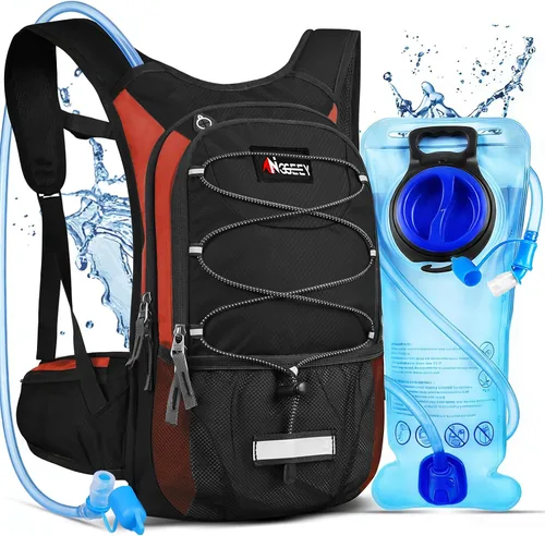 Miniatura 10 de Hydration Pack, Insulated Hydration Backpack with 2L Hydration Bladder, Hiking Backpack for Men Women Kids, Water Backpack for Hiking, Running
