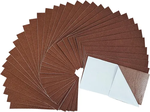 Miniatura 16 de Jtnohx Hojas de fieltro autoadhesivas, fieltro con parte trasera adhesiva, 33 piezas de 10 cm x 20 cm hojas rígidas, 33 colores hoja rígida