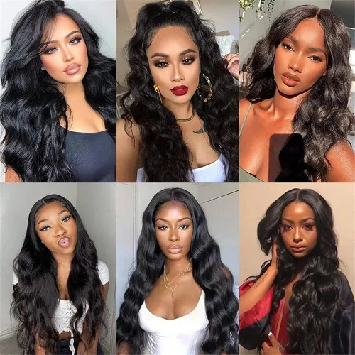 Miniatura 6 de Extensiones de cabello humano ondulado brasileño de 20, 20, 20, 20 pulgadas, 3 paquetes de extensiones de cabello humano virgen sin procesar