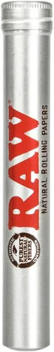 Miniatura 3 de RAW Thentic - Tubo de aluminio estilo cigarro, plata, 1 unidad
