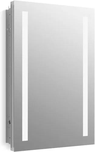 Miniatura 11 de KOHLER 99001-NA Verdera - Botiquín de baño de 15 pulgadas de ancho x 30 pulgadas de alto con espejo de aumento, gabinete de pared de baño empotrado