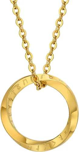 VNOX Collar vikingo para hombre - Collar con colgante de martillo de Thors vikingobrújula nórdicanudo celtaloboamuleto nórdico