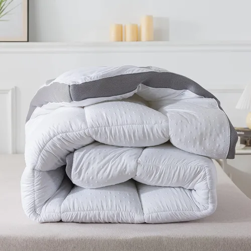 Miniatura 3 de Cubrecolchón Queen – Protector de almohada alternativa de plumón de lujo de felpa de calidad – Funda de colchón extra gruesa (tamaño queen)