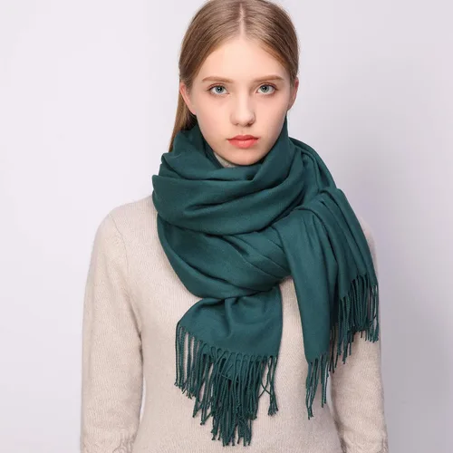 Miniatura 3 de RIIQIICHY - Bufanda y chal tipo pashmina para mujer, accesorio para vestido de noche, dama de honor, boda, novia, bufandas largas, grandes y cálidas