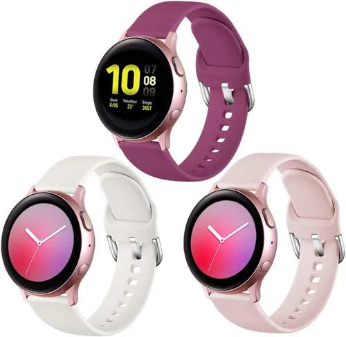 Miniatura 8 de Lerobo - Bandas compatibles con Samsung Galaxy Watch Active/Active 2 de 1.57 y 1.73 pulgadas/Galaxy Watch 1.65 pulgadas. Correa de reloj