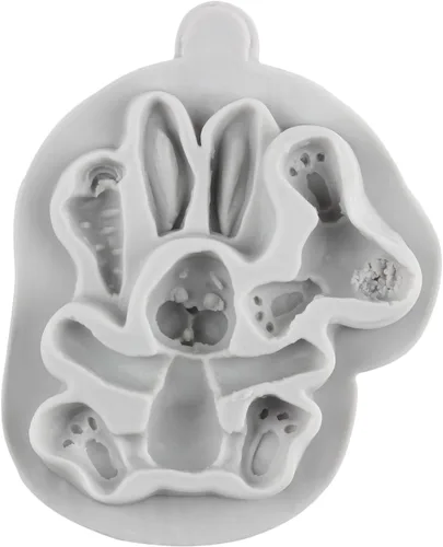 Miniatura 9 de Molde de silicona de conejo de Pascua, orejas de conejo, moldes de fondant de chocolate para decoración de pasteles, decoración de cupcakes, pasta