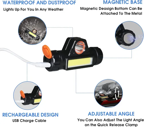 Miniatura 3 de sukemichi Asas de Agarre para Barra Enrollable con Luz para Accesorios de Jeep Wrangler TJ JK JL YJ Unlimited Rubicon Sahara 2 Puertas 4 Puertas