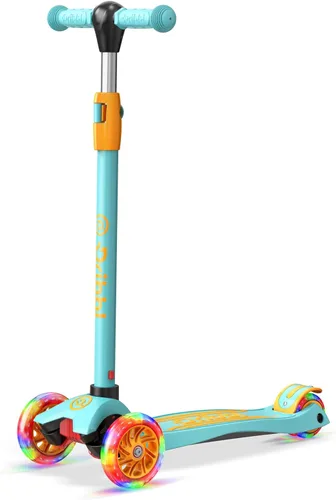Miniatura 12 de Dribbl - Patineta de 3 ruedas para niños - Tecnología de inclinación para dirigir, manillar de altura ajustable, plataforma antideslizante ancha