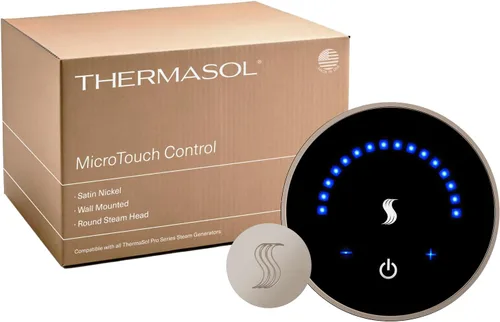 Miniatura 9 de Thermasol Kit de controlador MicroTouch y cabezal de vapor, kit de ducha de vapor compatible con generador de ducha de vapor Thermasol, control