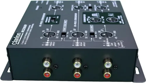 Miniatura 7 de Clarion MCD360V Entradas RCA de 3 vías y 6 canales Crossover electrónico con control remoto de nivel de subwoofer Salida de nivel ajustable