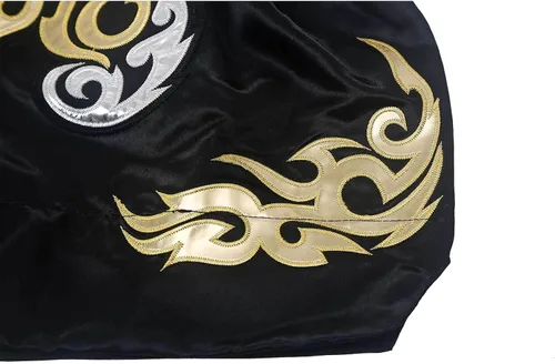 Miniatura 6 de FLKKY Muay Thai - Pantalones cortos de boxeo para hombres y mujeres, de alta calidad, para entrenamiento de artes marciales, gimnasio, boxeo
