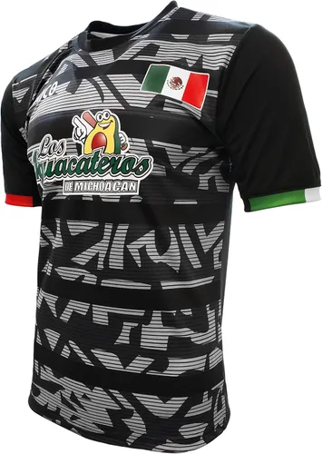 Miniatura 2 de Jersey México Aguacateros de Michoacán 100% Poliéster NegroGris_Hecho en México