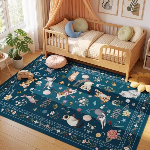 Miniatura 20 de Unirea Alfombra pequeña lavable beige de 2 x 3 para puerta de entrada interior, antideslizante, alfombra de entrada de animales suave para cocina