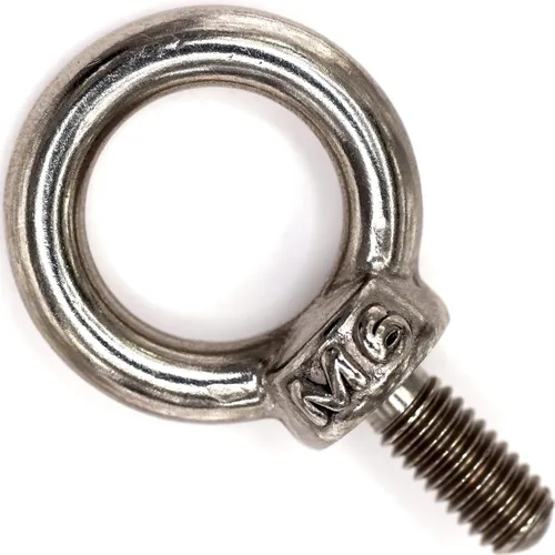 Miniatura 8 de Perno de ojo de elevación del hombro de la maquinaria del acero inoxidable (M6, 10 artículos)