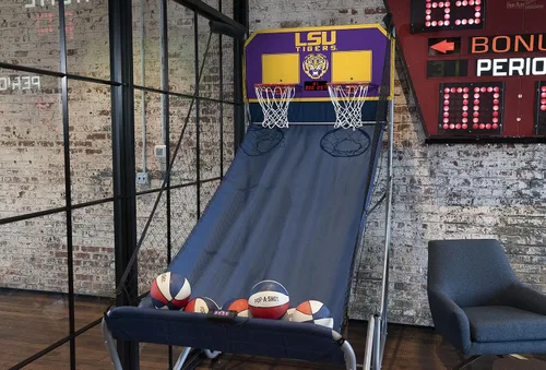 Miniatura 3 de Pop-A-Shot - Home Dual Shot with NCAA Graphics l Sensor Scoring l 16 Game Modes l 7 Balls l Foldable Storage l for All NCAA Fans