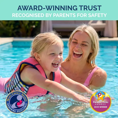 Miniatura 7 de Limmys Chaleco de natación para niños pequeños y niños, ayuda de natación de flotabilidad ajustable, certificado de seguridad CE, diseño galardonado