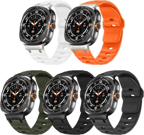Miniatura 17 de Acextro Paquete de 6 Correas Deportivas Marinas Compatibles con Galaxy Watch Ultra de 47 mm (2025/2024), Correas para Reloj Samsung Watch 7 Ultra