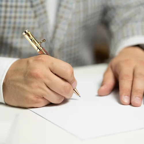 Miniatura 4 de Bolígrafo personalizado de acción de resorte, bolígrafo de bola de metal y madera grabado gratis con 2 recargas, bolígrafo personalizado con nombre
