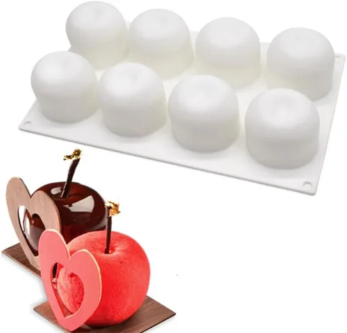 Miniatura 12 de Molde de silicona para postres, molde de silicona para pastel para hornear fondant, molde con forma de fruta, azúcar, dulces, gelatina, utensilios