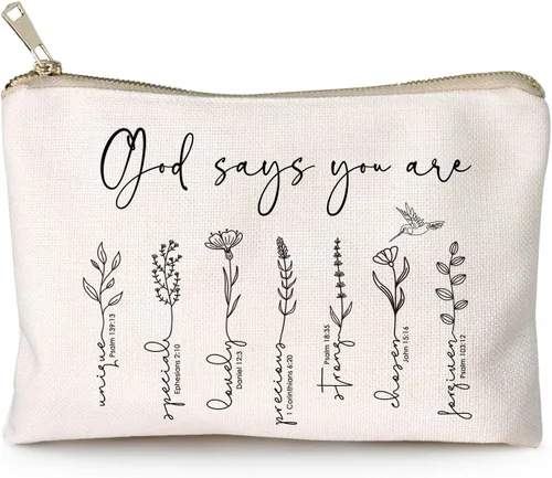 Miniatura 9 de Maybe I Can't Stop The Downpour - Bolsa de cosméticos, regalos para hermanas de Tough Times, regalo para amigas necesitadas, apoyo de amistad