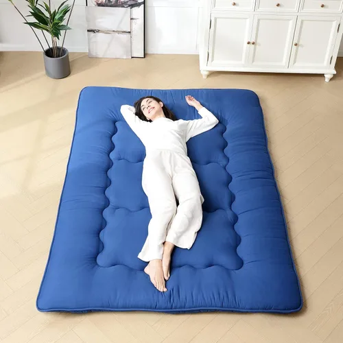 NeuType Colchón de futón grueso para dormir, colchón plegable para adultos, niños, tapete de tatami, colchón de campamento, viaje por carretera,