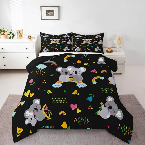 Miniatura 41 de Erosebridal - Juego de edredón con bandera estadounidense, juego de edredón de plumón tamaño individual para niños y adolescentes, juego de edredón