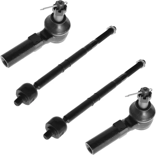 Miniatura 53 de TRQ Juego de barras de acoplamiento delanteras interiores y exteriores de 4 piezas compatible con Jeep Cherokee 1991-2001 y Comanche 91-92