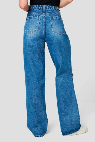 Miniatura 3 de BLANKNYC Ropa de lujo para mujer, pantalones largos y rectos de mezclilla, cómodos y elegantes, The Franklin